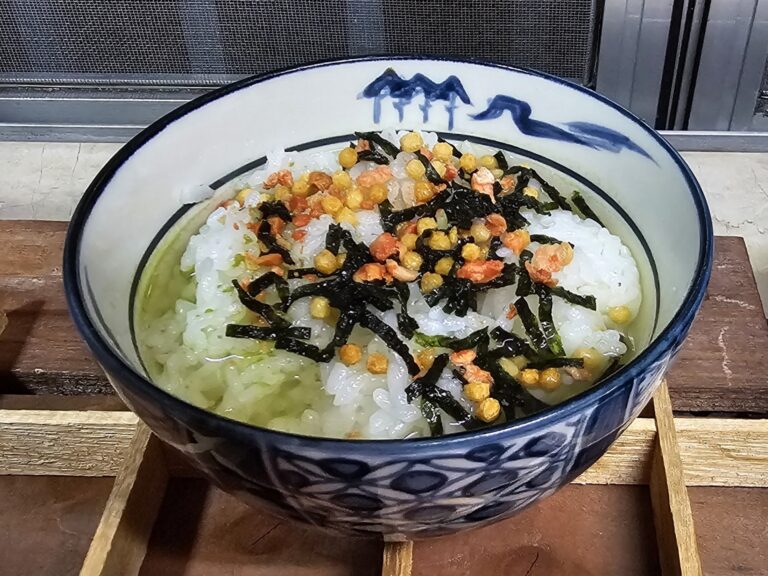 Japanese Ochazuke with Matcha